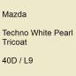 Preview: Mazda, Techno White Pearl Tricoat, 40D / L9.